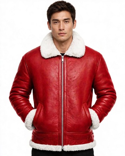 Giubbotto uomo rosso vera