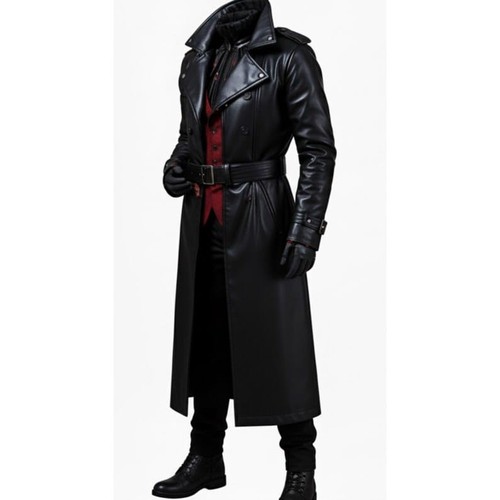 Spolverino costume uomo pelle