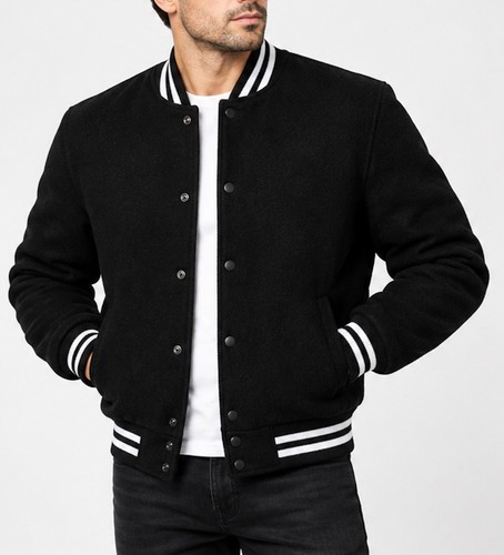 Giacca uomo misto lana varsity - misto,